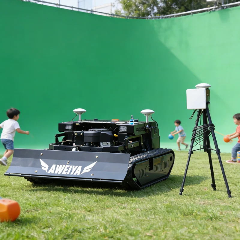 

Customized Four stroke heavy-duty self-propelled industrial lawn mower, adjustable for high-speed operation, DIY GPS grass cutte