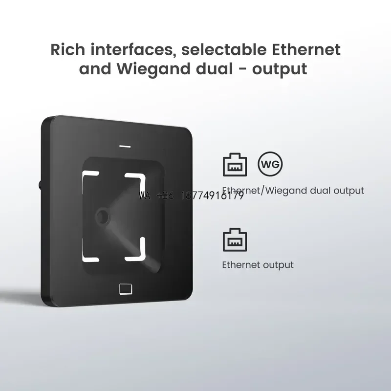 wmwmnu FEOCEY FC7735 Access Control 2D Fixed Barcode Card Reader Mini Engine Module Microchip NFC Reader Turnstile ABS