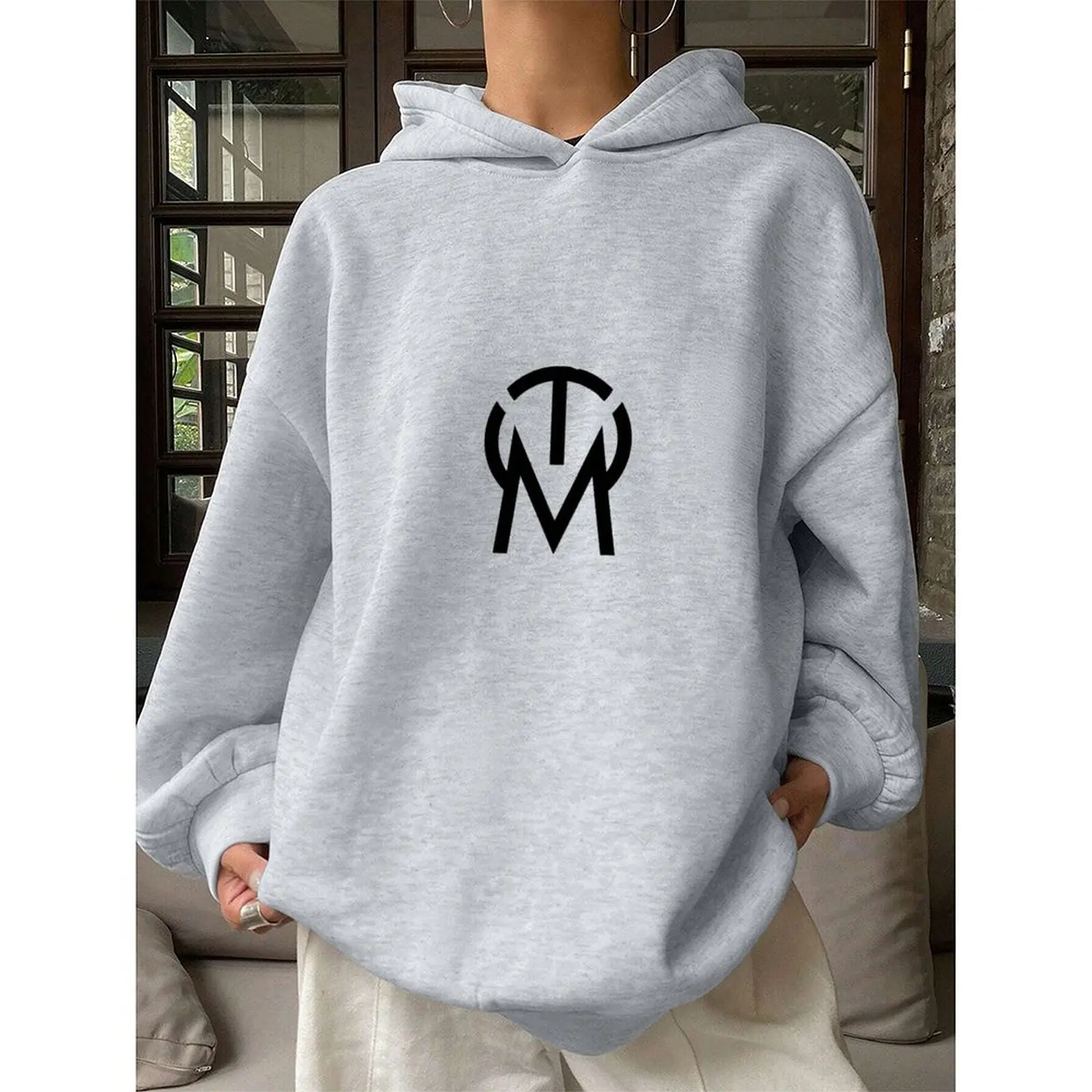 

2025 Sweatshirts For Woman Loose Hoodies Winter Casual Christmas Printed Comfortable Female Long Sleeve Tops Oversized Pullover