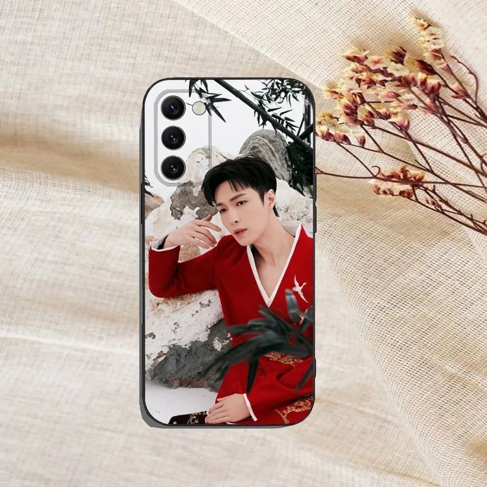LAY Zhang Singer Phone Case For Samsung Galaxy A13,A21s,A22,A31,A32,A52,A53,A71,A80,A91 Soft Black Cover image 5