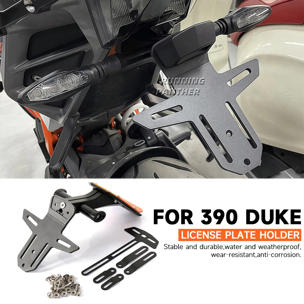 

Motorcycle License Plate Holder For 390 DUKE 390DUKE 390Duke 390 Duke 2024 Tailstock Tidy Bracket Kit Fender Accessories New