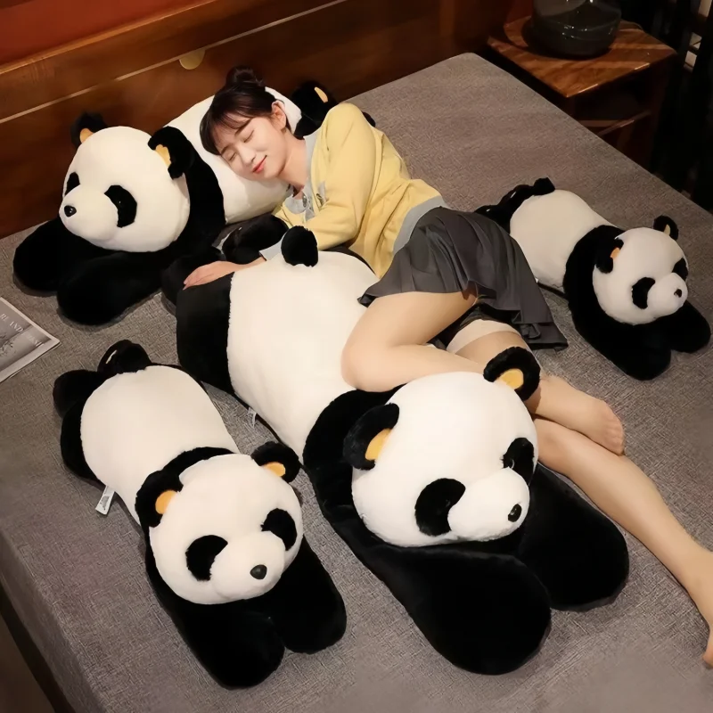 

Cute Panda Body Pillow Stuffed Gaming Chair Cushion Kawaii Soft Body Throw Pillow Warm Sofa Cushion Cozy Floor Mat Home Decor