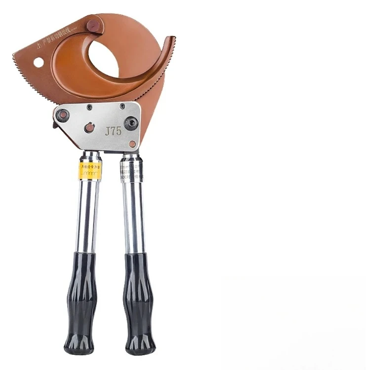 

Ratchet wire cutter J75 for cutting Copper& aluminum in Armounred cable smaller than 3X 120mm2