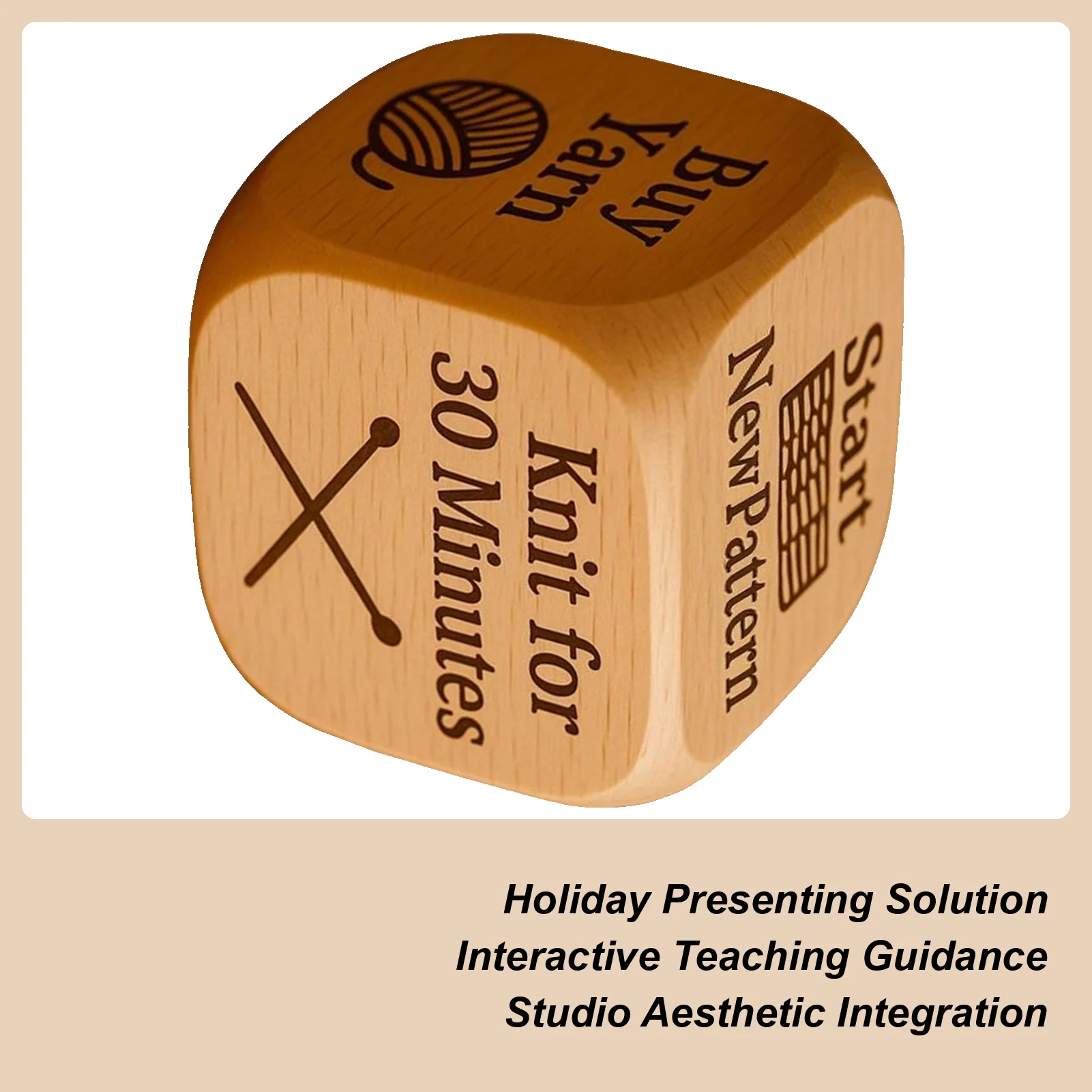 الحياكة النرد قرار خشبي صنع النرد للعمل الحياكة اللحف أداة الخياطة للمحترفين الحرفيين المتحمسين النساء #1