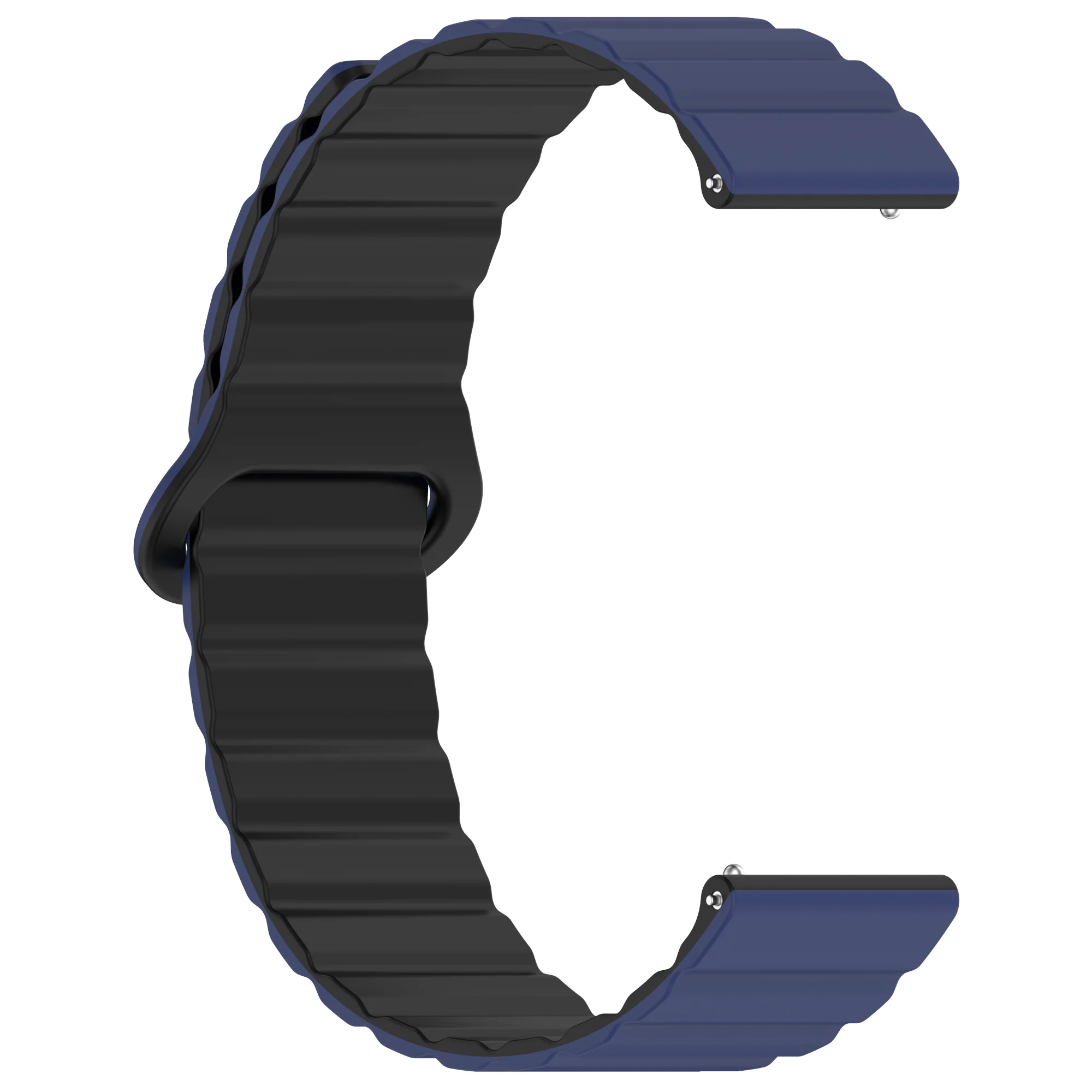 18mm/20mm/22mm Silicone Double-sided Magnetic Strap for Huawei GT5/5 Pro GT4 GT3 GT2, Quick-Release, Universal multiple models