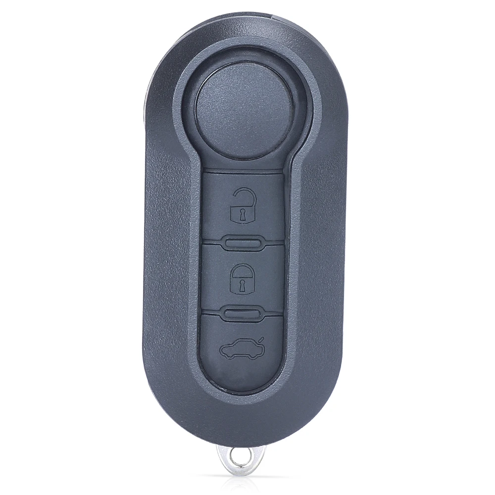 Keyecu Flip Remote Key Shell Case for Fiat 500 Bravo Croma Doblo Ducato Fiorino Linea Panda Grande Punto Scudo Lancia Y Delta