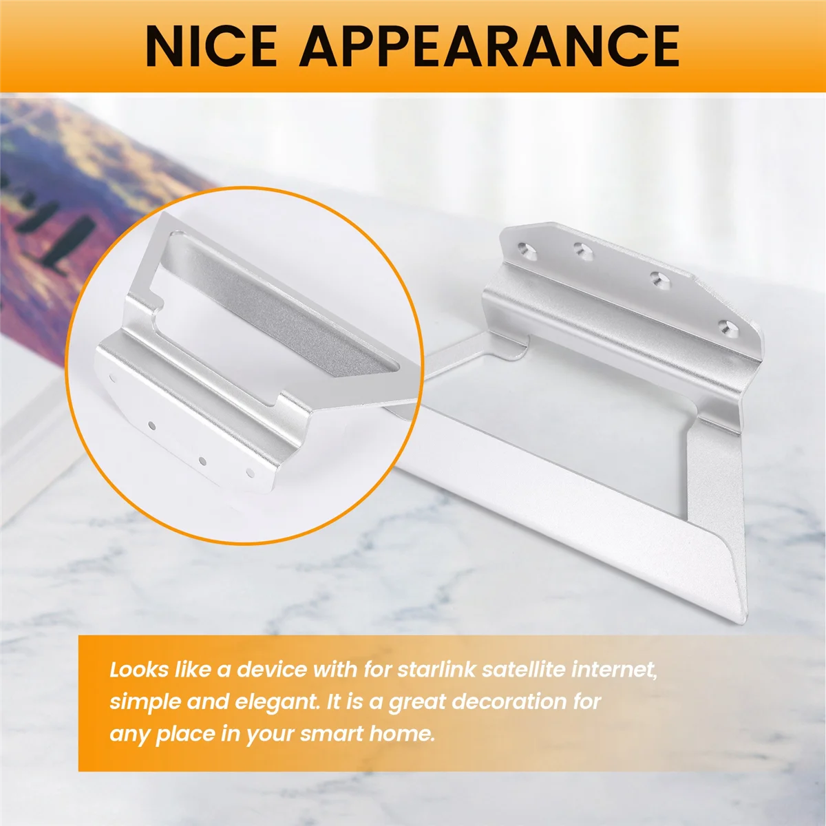 

RISE For StarLink Gen2 Mount Wall Mount Router Protection Starlink Internet Kit Brackets Holder for StarLink Mesh Router