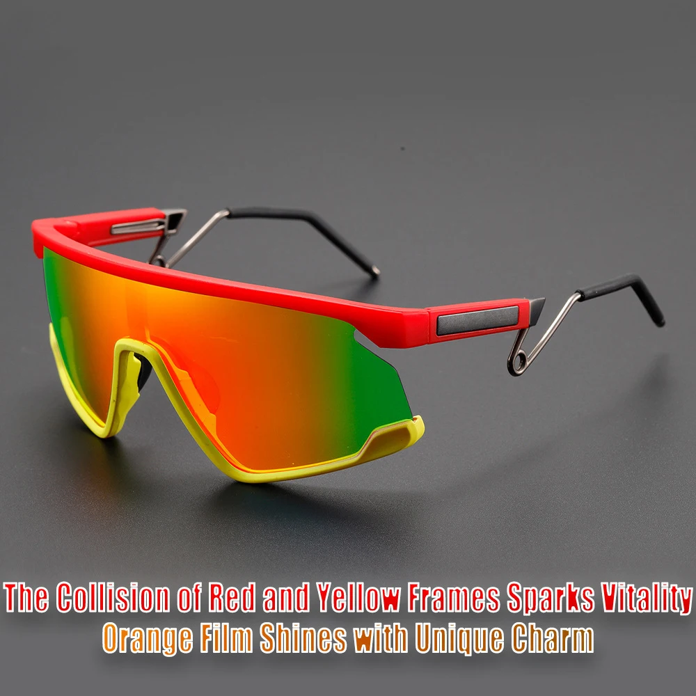 Neue Mann Frau Brille Bunte Berg Radfahren Sport Schutzbrille UV400 Mode Vielseitige Outdoor Unisex Radfahren Brillen