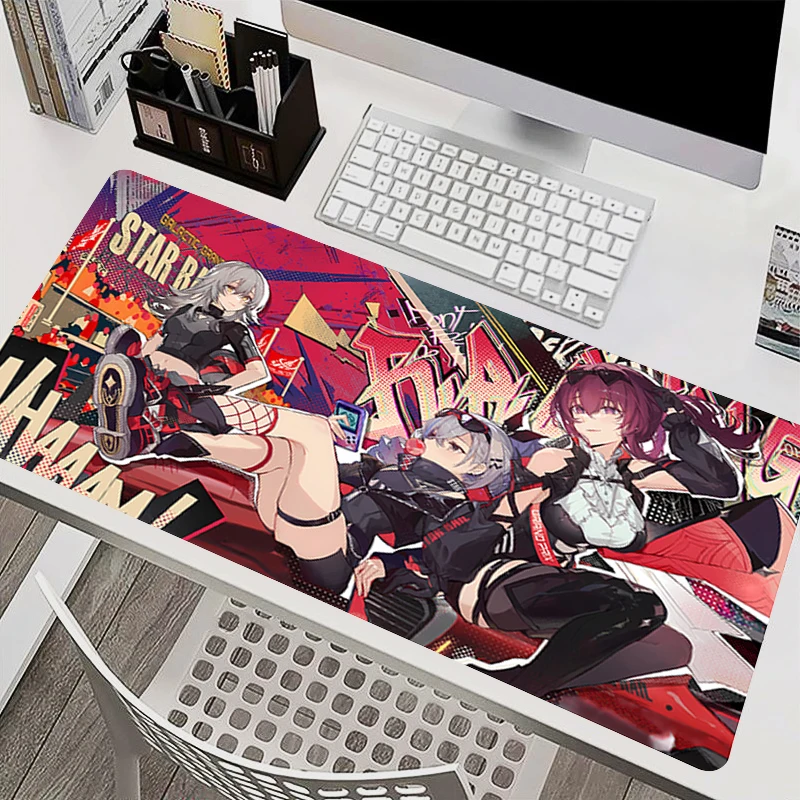 Cool Gaming Mouse Pad kawaii Desk Mat Rubber Keyboard Pad PC Computer Accessories Large Carpet