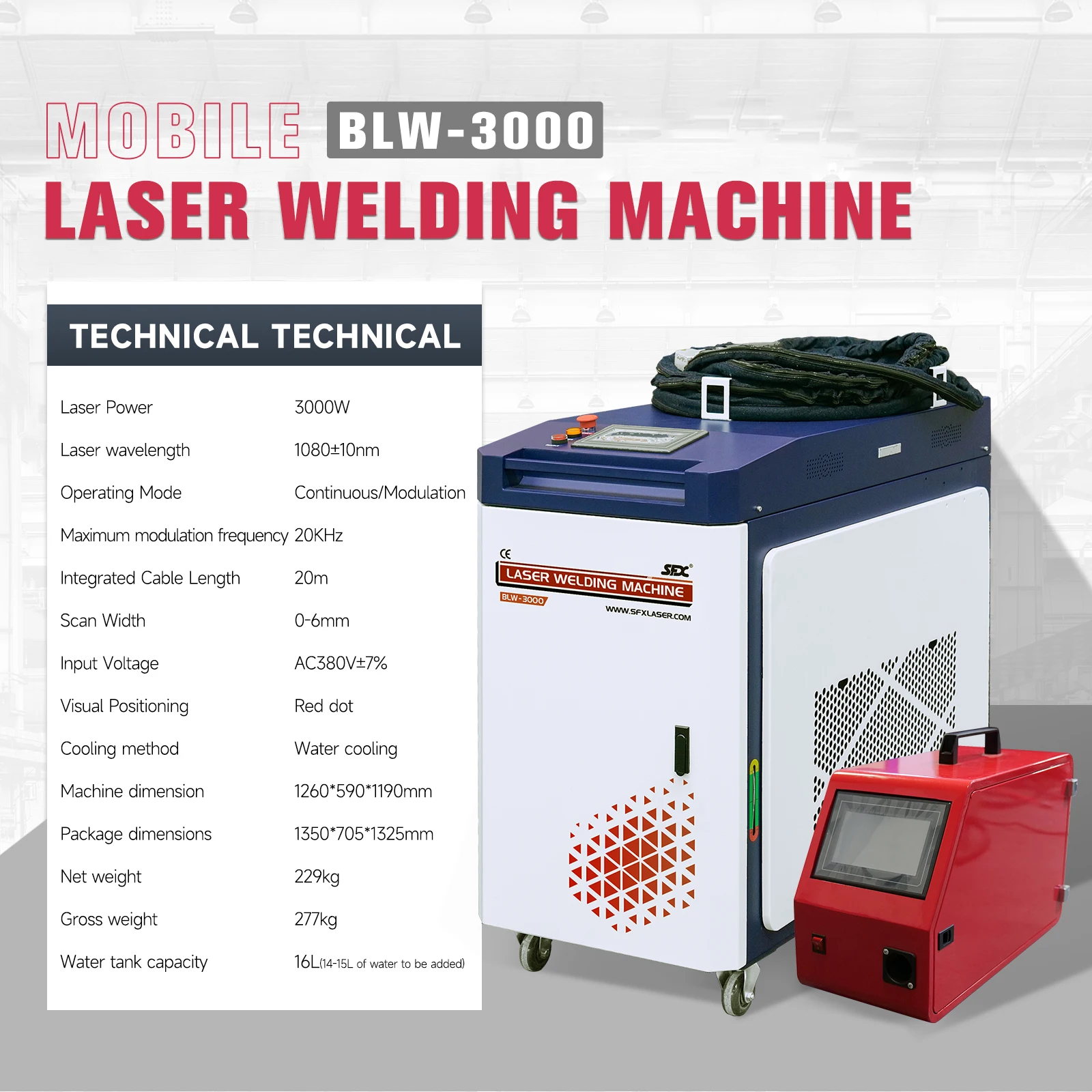 Continuous Laser Welder Automatic Welding Machine for Galvanized Sheet Metal Max Source BLW1000/1500/2000/3000W