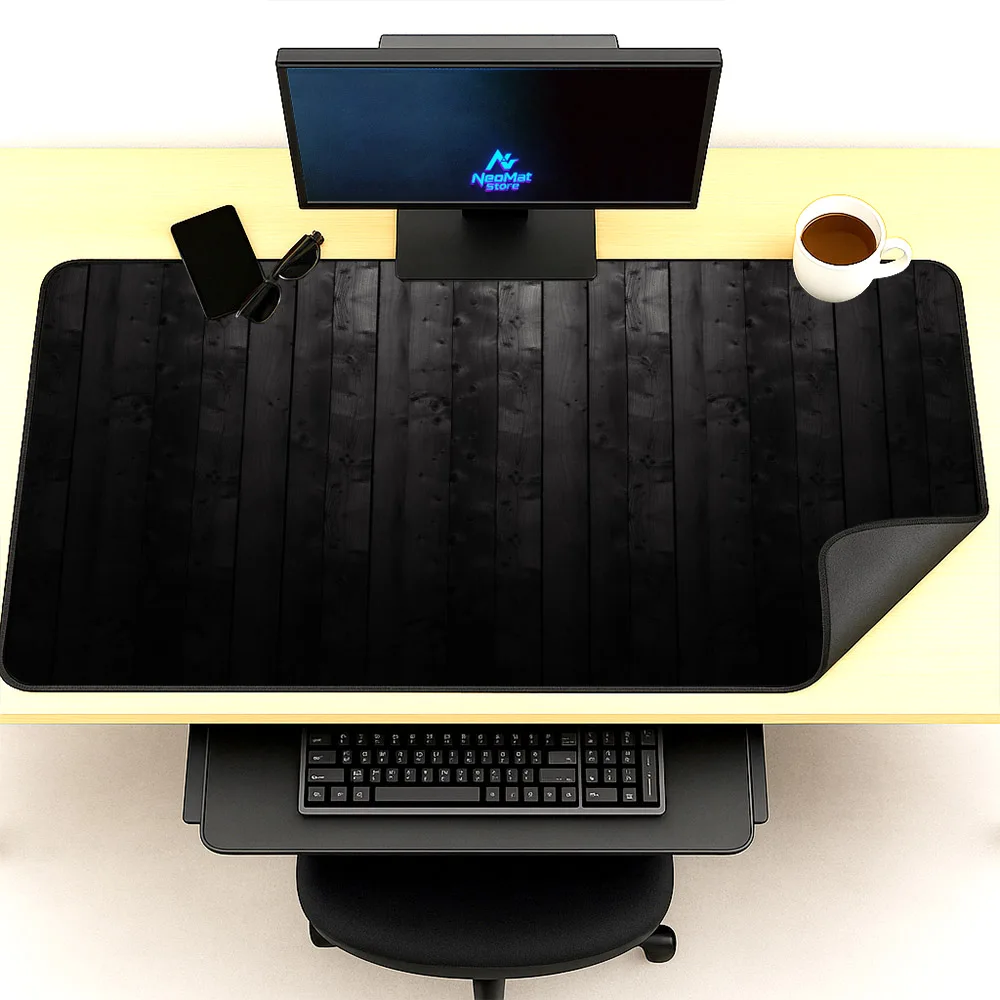 

Huge Mouse Pad 2000x1000 Wood Customizable Computer Mouse Mat 1200x600 Desk Mats Xxl Carpet Table Black Gamer Accessories Set Up