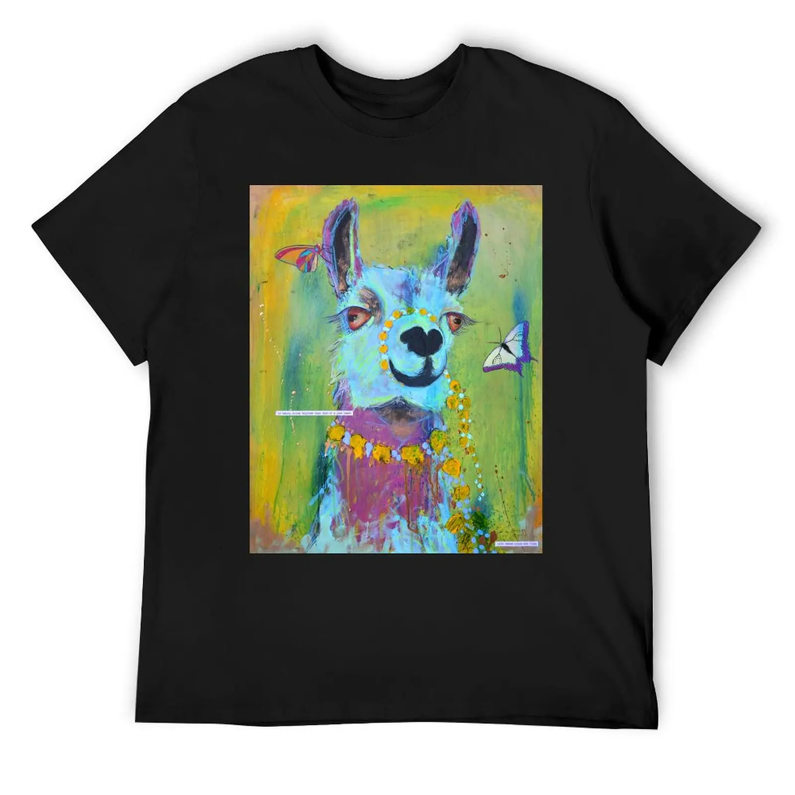 Llama for Hannah T-Shirt anime blanks anime figures animal prinfor boys mens designer clothes