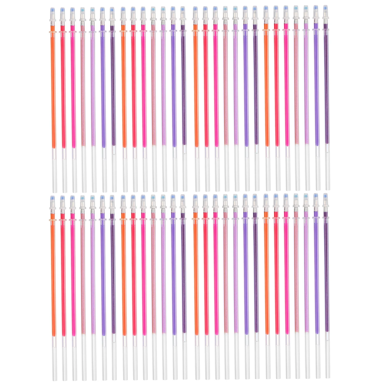 

100Pcs Colorful Gel Ink Pen Refills 0.8mm Fine Tip Leak Proof for Writing Drawing Scrapbooks Art Colorful Pen Refills