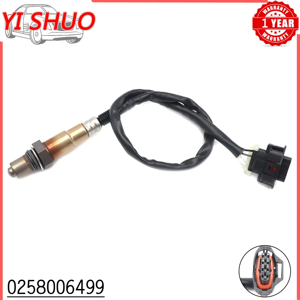 Car 0258006499 Probe Lambda O2 Oxygen Sensor For Vauxhall Opel ASTRA G H CORSA C D COMBO MERIVA CORSAVAN Mk 13103981 93177450