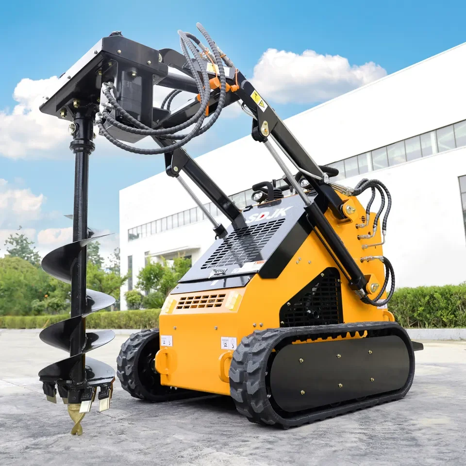 Agricultural machinery mini wheel crawler skid steer loader small electric skid steer loader Customized Price JKL-480 for sale