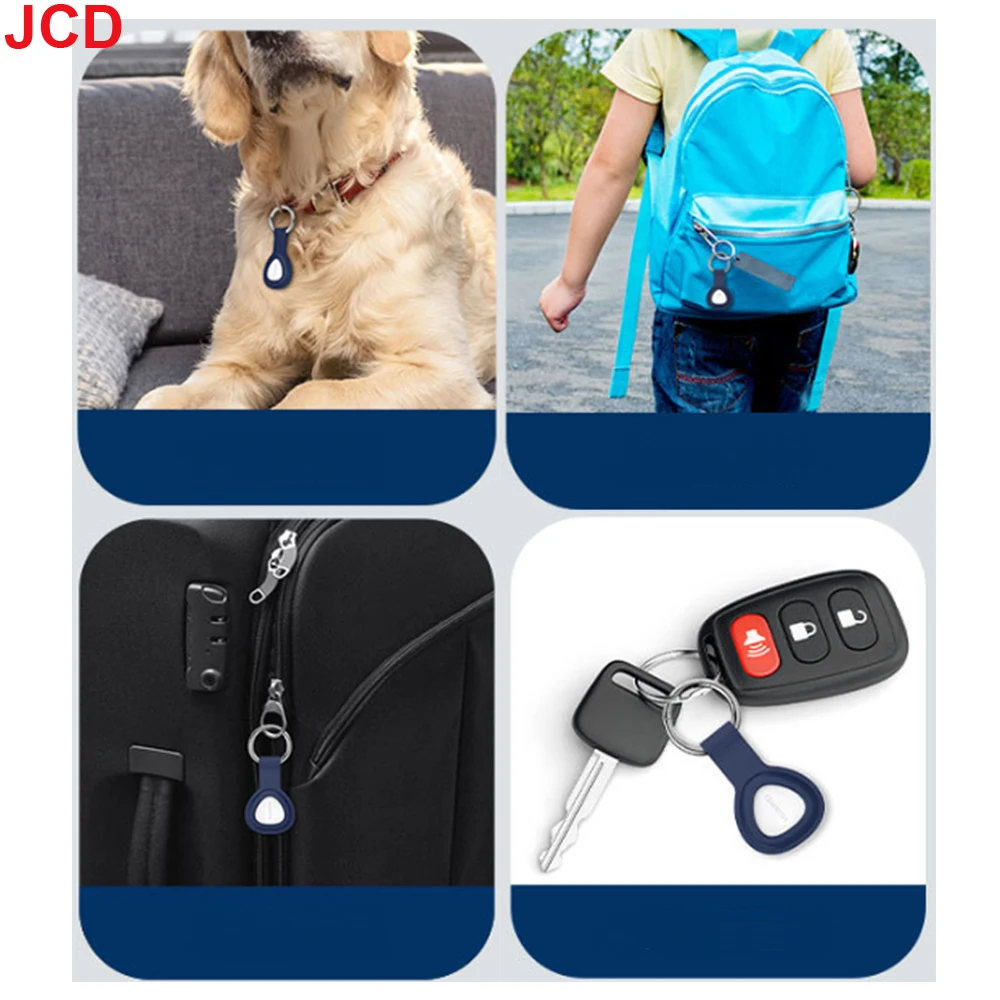 JCD For Huawei Tag Tracking Device Protective Cover Anti Loss Dog Tracker Locator Silicone Portable Keychain For huawei Tag Case