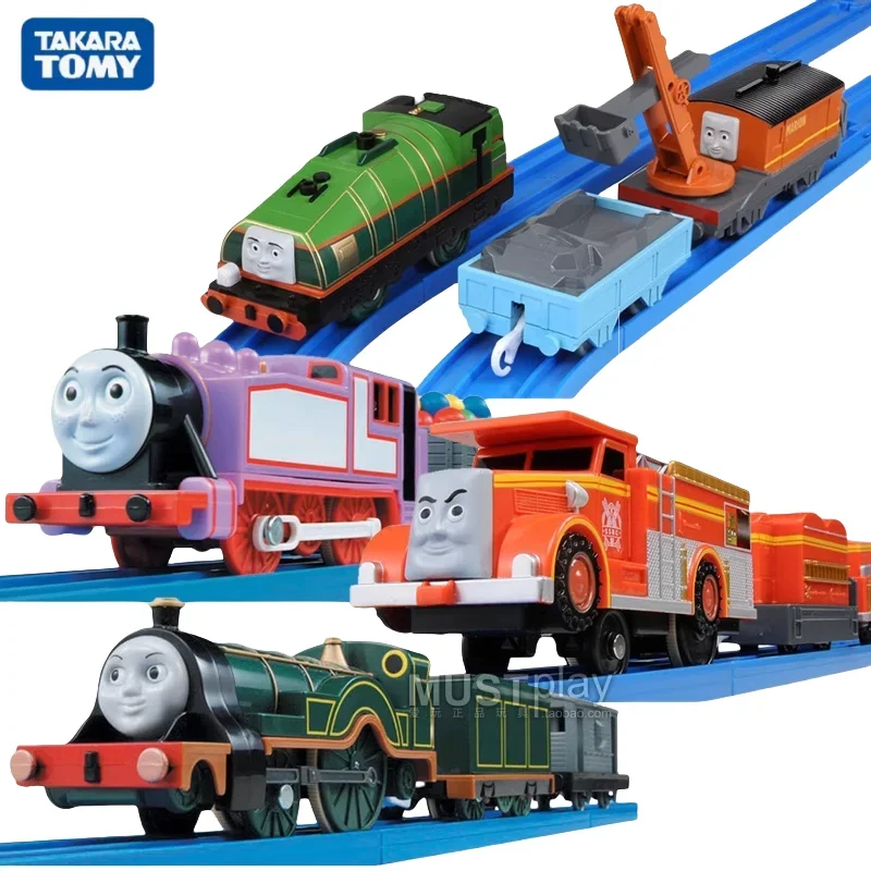 TAKARA TOMY electric little train Catur crane Marion Flynn Emilie Shinkansen train, boy electric train toy, gift for friends.