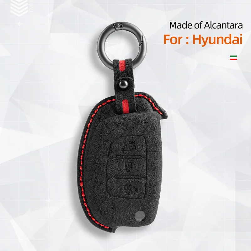 

For Hyundai Grand i10 2023 IX35 IX45 I20 I30 HB20 Elantra Solaris Sonata Santa Fe Sport Tucson Car Flip Key Case Cover