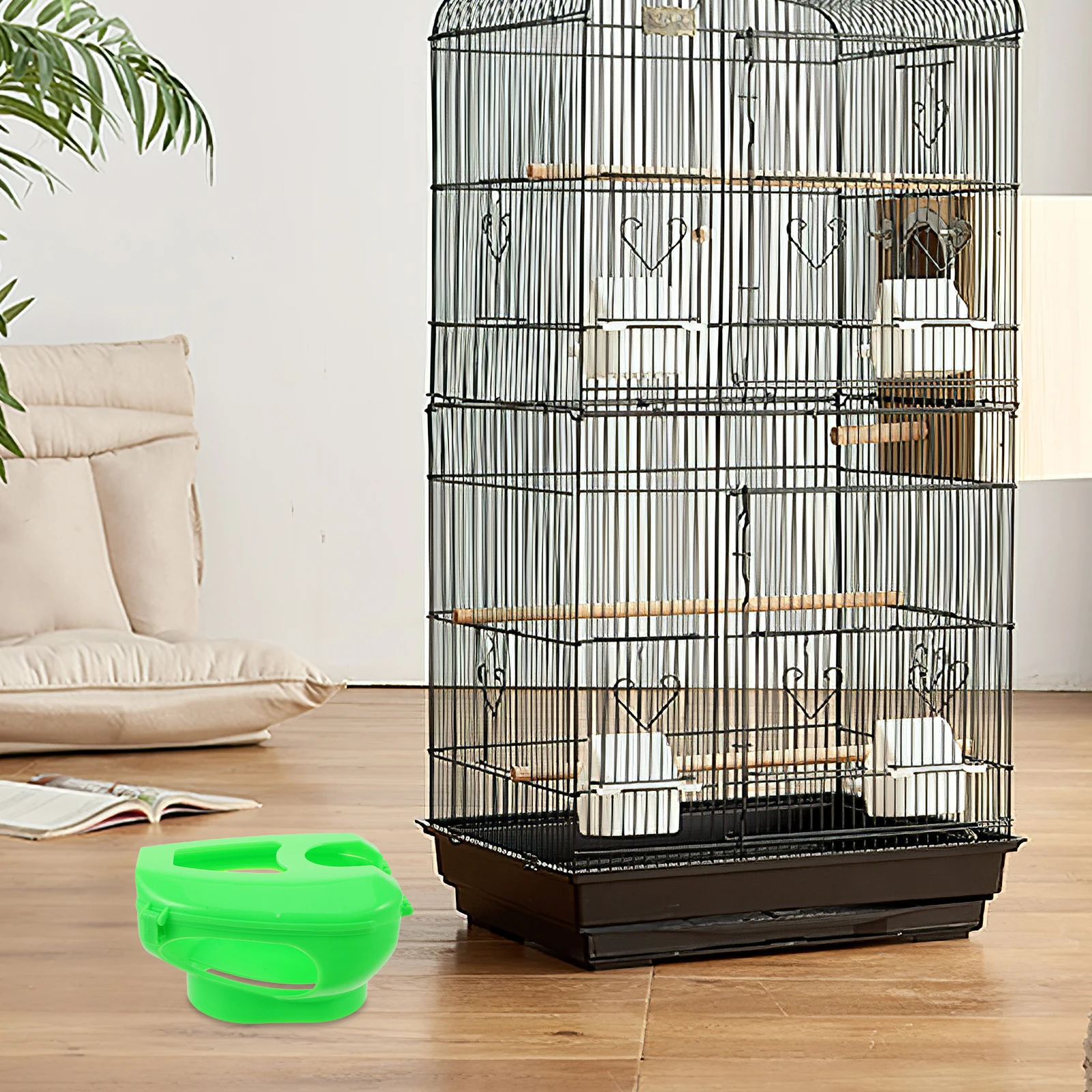 

2pcs Pigeon Feeder Holder Plastic Bird Injection Mount For Medication Easy Feeding Fixed Frame Durable Pigeon Feeding Tool Green