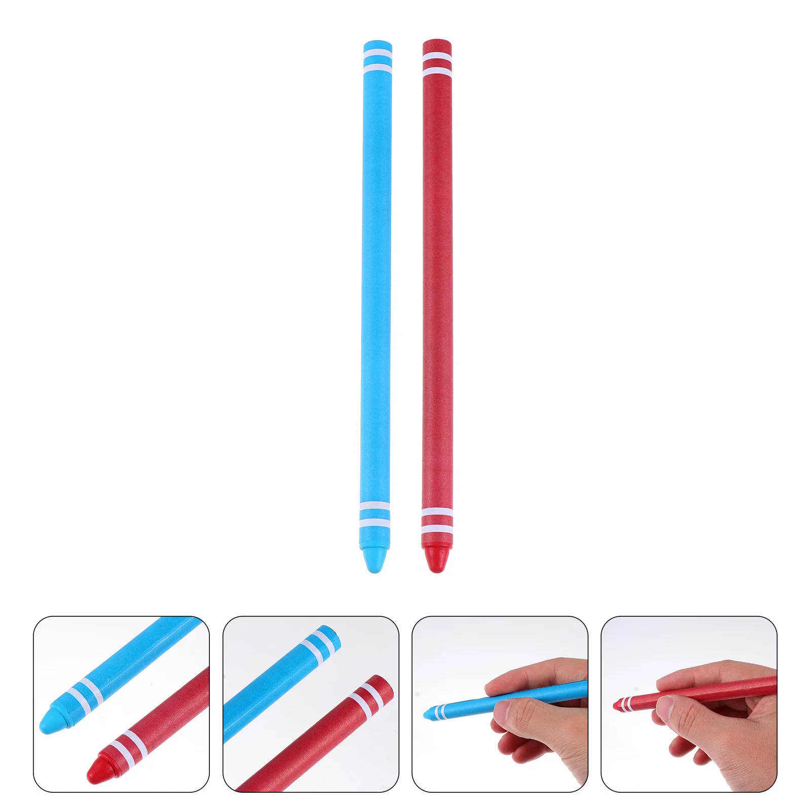 2 Pcs Children's Capacitive Pen Tablet Stylus Smart Pencil Digital Intelligent Handwriting Touch Screen Silica Gel