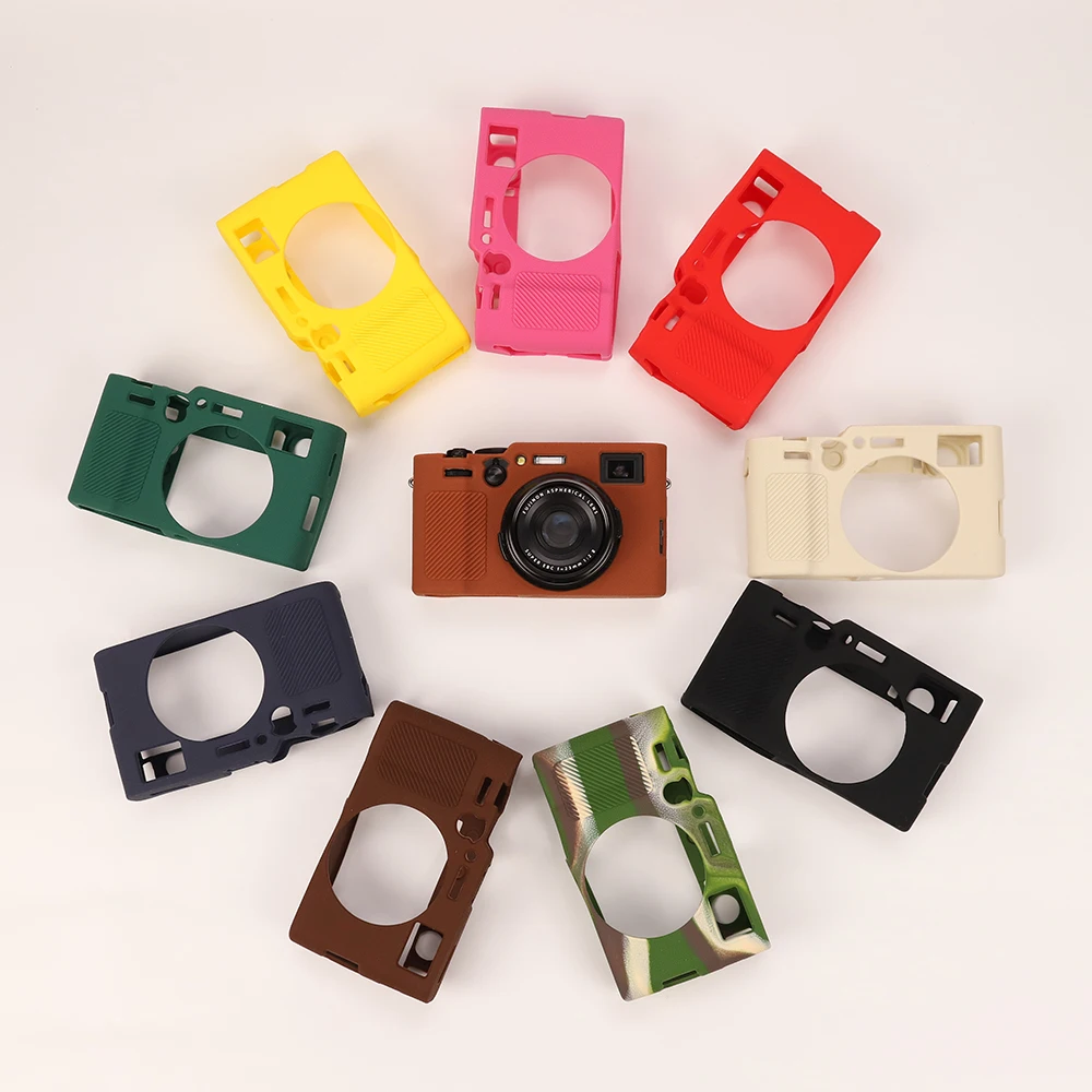 Für Fuji X100VI Weiche Silikon-Kameratasche Glatter Schutz Silikon Bequemes FeelX100VI Kamera Digitale Schutzhülle
