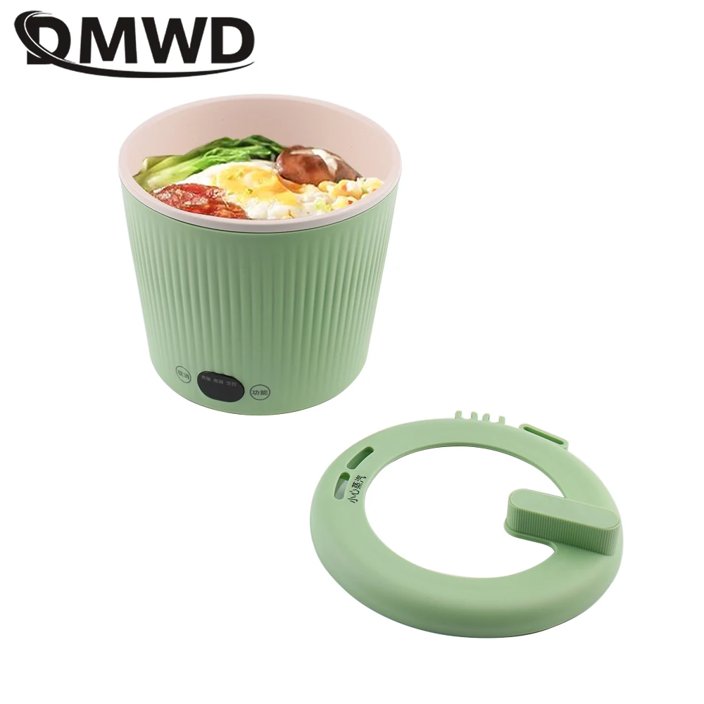 Multifunction Rice Cooker Electric Skillet Noodle Cooking Pot Egg Omelette Frying Pan Mini Hotpot Baby Food Stew Cup Soup Heater