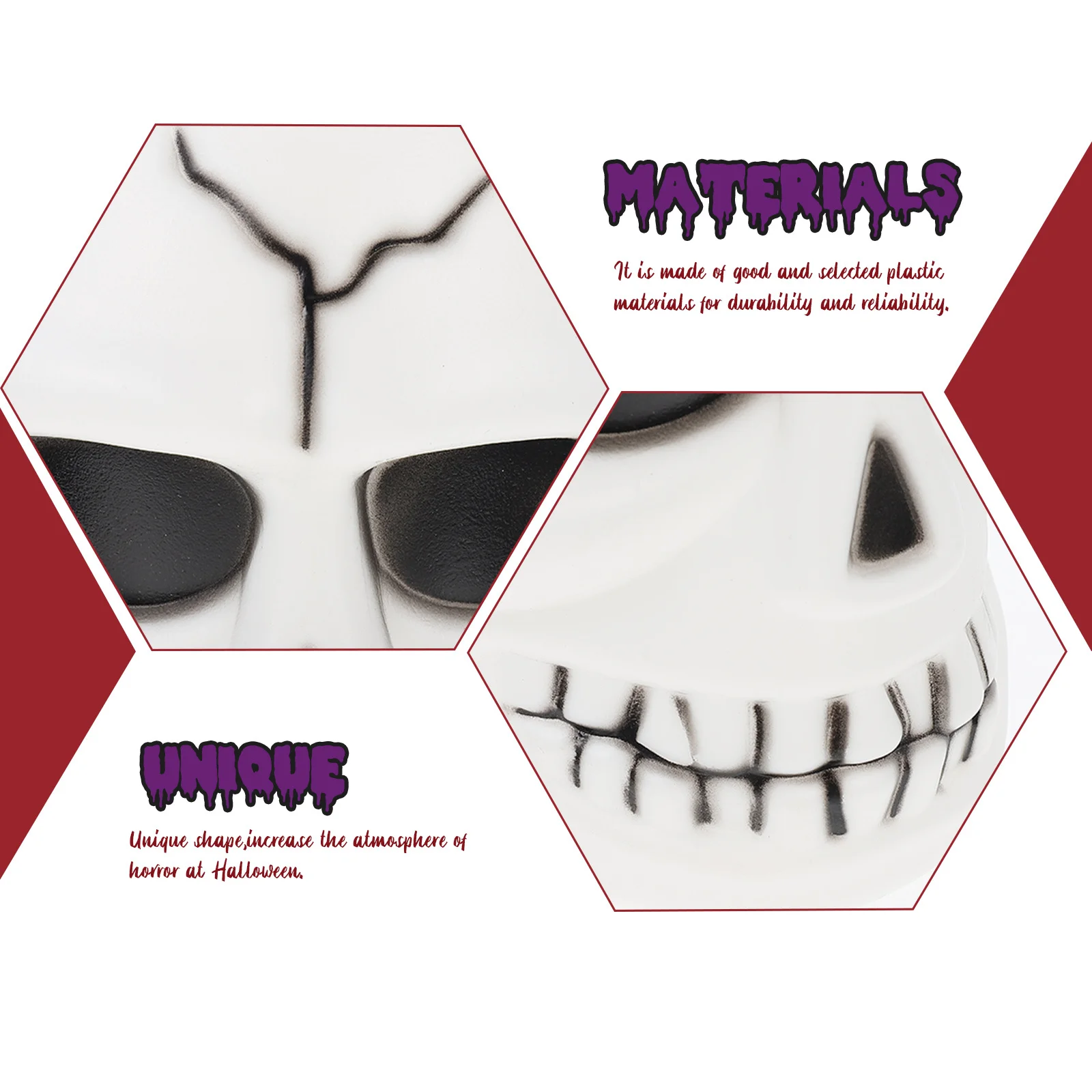 

Plastic Halloween Jar Hand Basket Candy Holder Storage Container for Halloween Party Decor