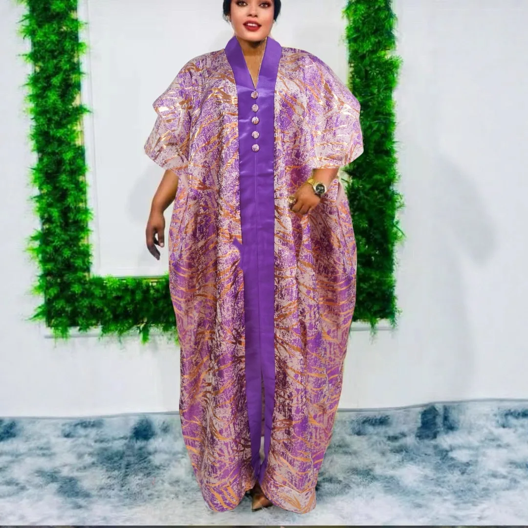 

African Dresses for Women Traditional Africa Clothing Dashiki Ankara Outfits Christmas Gown Abayas Muslim Kaftan Maxi Long Dress