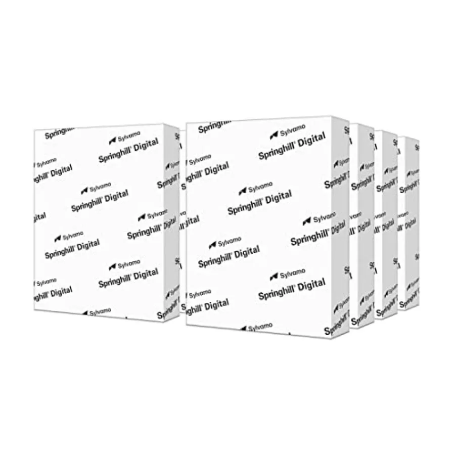 

Белая бумага для карточек формата 8,5 x 11 дюймов, плотность 110 фунтов (199 г/м²), 750 листов, 8 пачек, премиум-качество, плотная бумага для принтера с гладкой поверхностью для печати.
