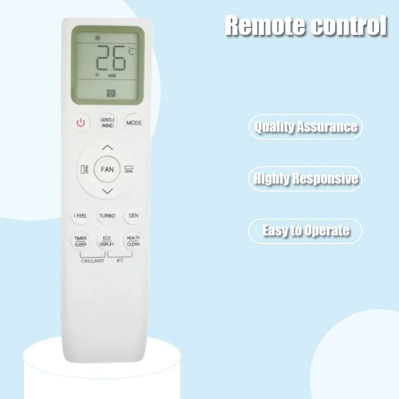 

For TCL Air Conditioner Remote Control Replacement 002383 with Fahrenheit Celsius Converter Cool Heat Settings Feature