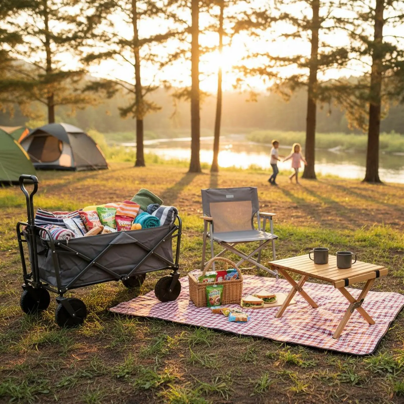 

Camping Cart Material Bag Foldable Utility Cart Replacement Material Foldable Wagon Storage Cover Removable