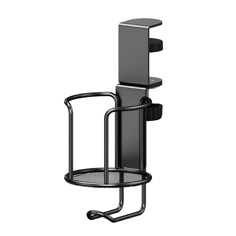 

Office desktop water cup holder, table side storage, water cup clip bracket, earphone, schoolbag, hook storage