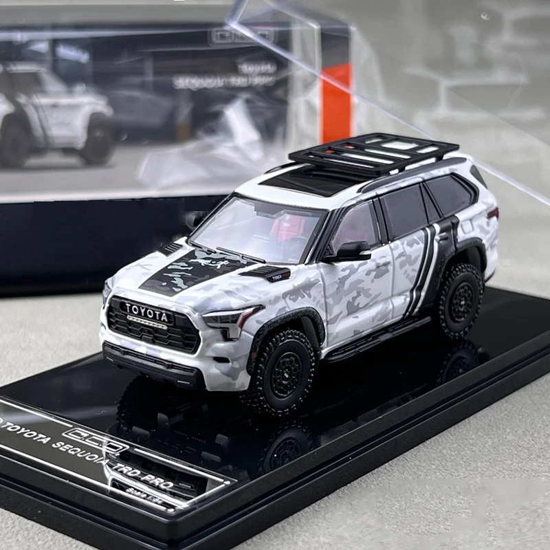 

GCD 1:64 Sequoia SUV, легкосплавный автомобиль, литье под давлением и игрушечный транспорт, модель автомобиля, миниатюрная масштабная модель автомобиля для детей
