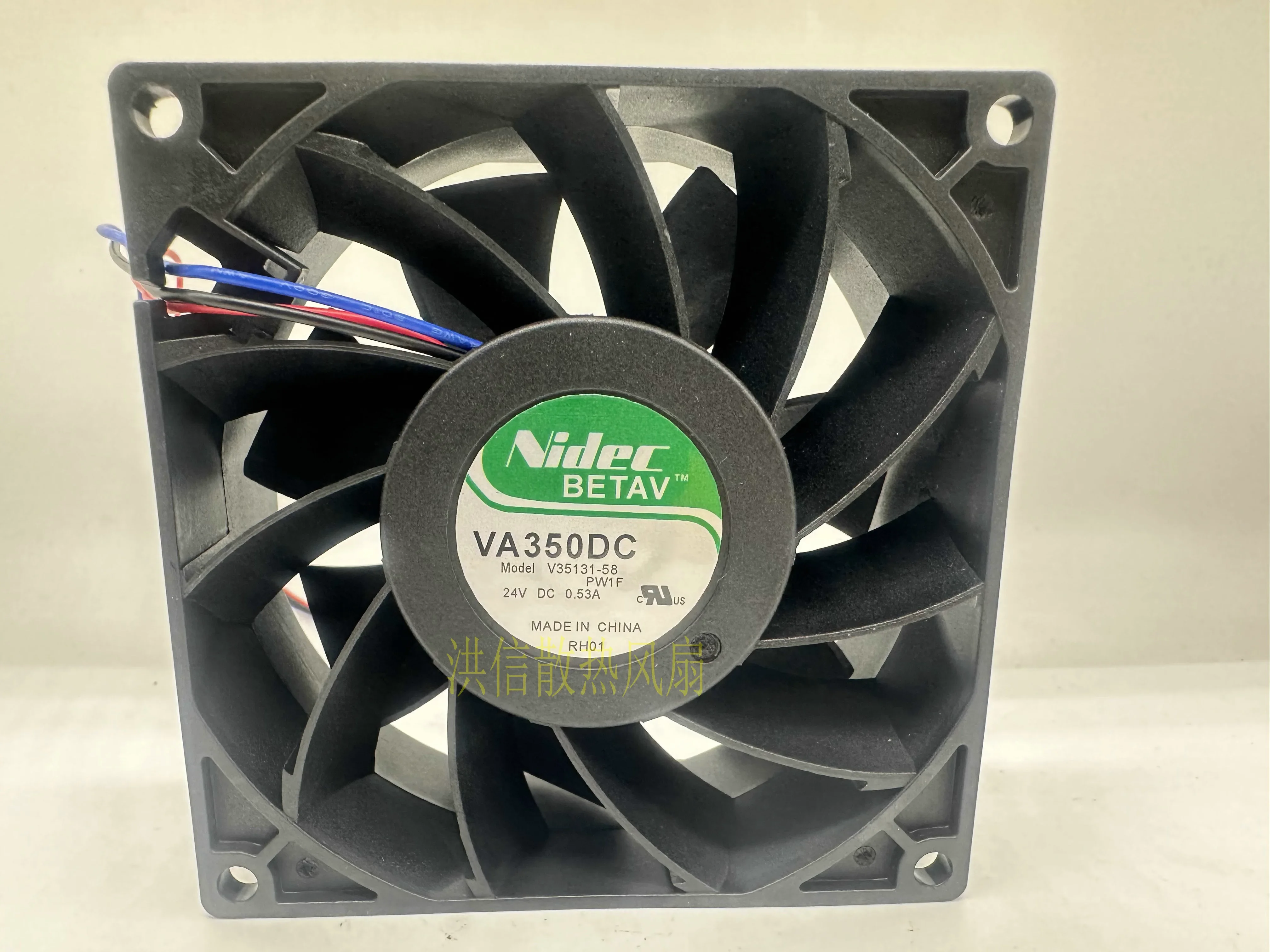 

Free shipping original Nidec VA350DC V35131-58 9CM 9038 24V 0.53A inverter cooling fan