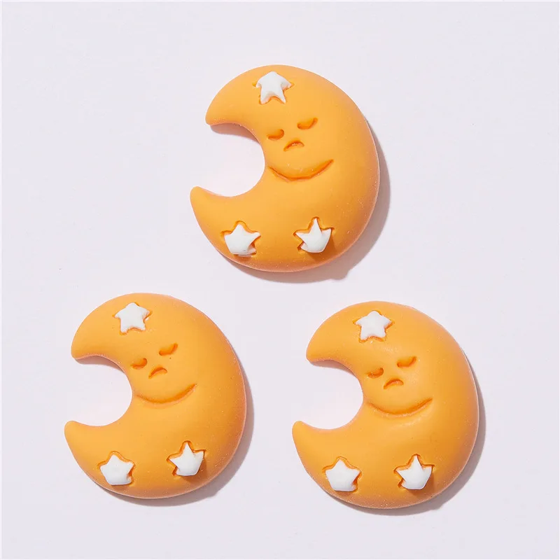 10 stücke Cartoon Regenbogen Stern Wolke Mond Flatback Stein Figur Harz Cabochons Scrapbooking Liefert DIY Schmuck Haarnadel Handwerk – Detail 11