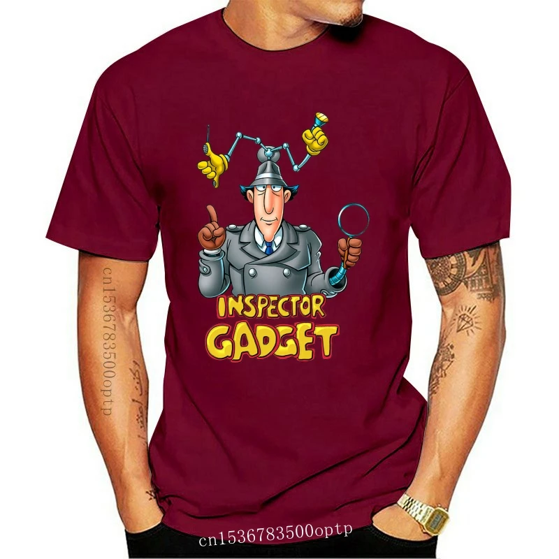 Cartoon: Inspector Gadget V1 Serial Tv 1982 T Shirt  All Sizes Tee Shirt O-Neck Tops Male New Fashion for Men Short Homme Suit