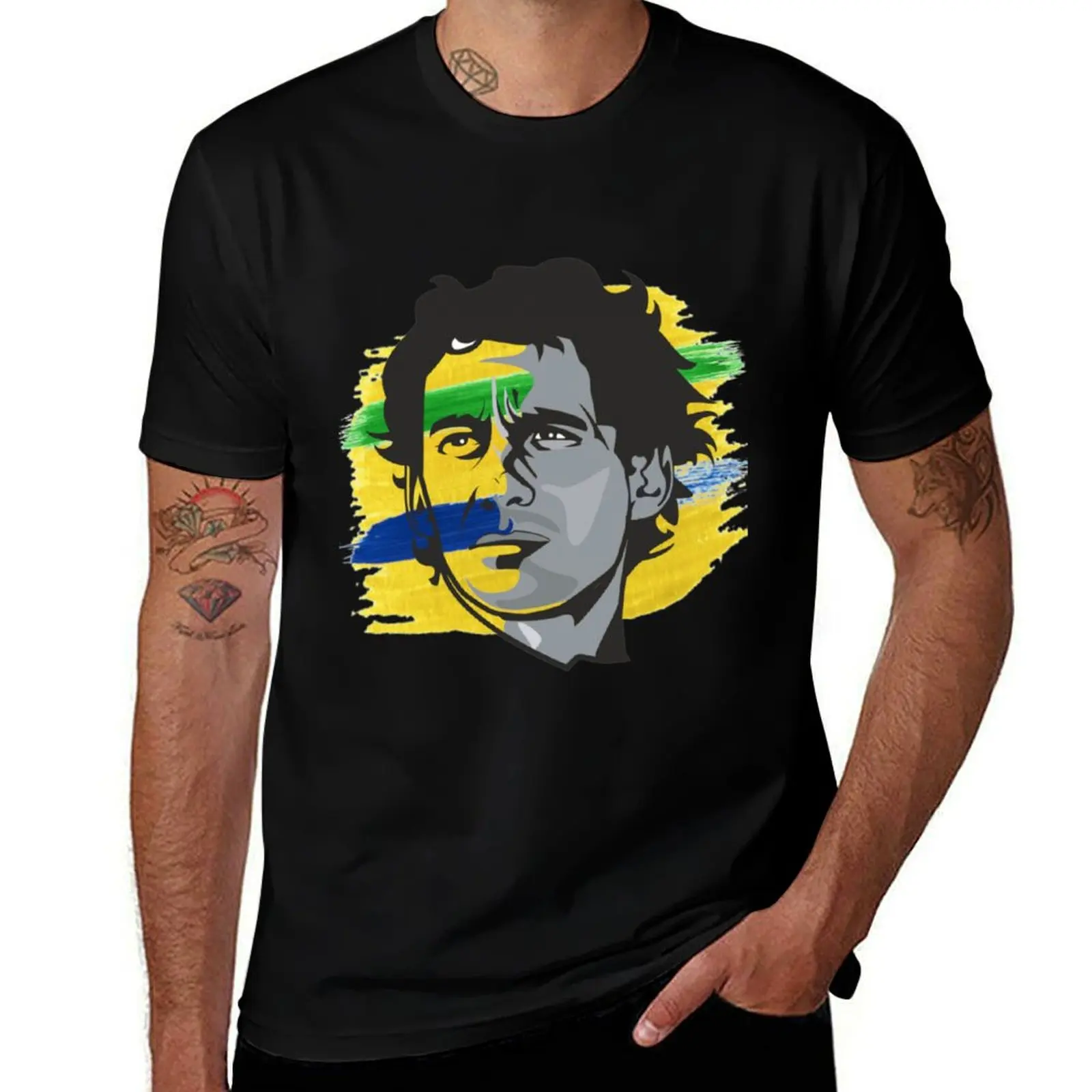 

Ayrton Art T-Shirt cotton tshirt 100% t shirt man cotton anime t shirts oversize T-Shirt