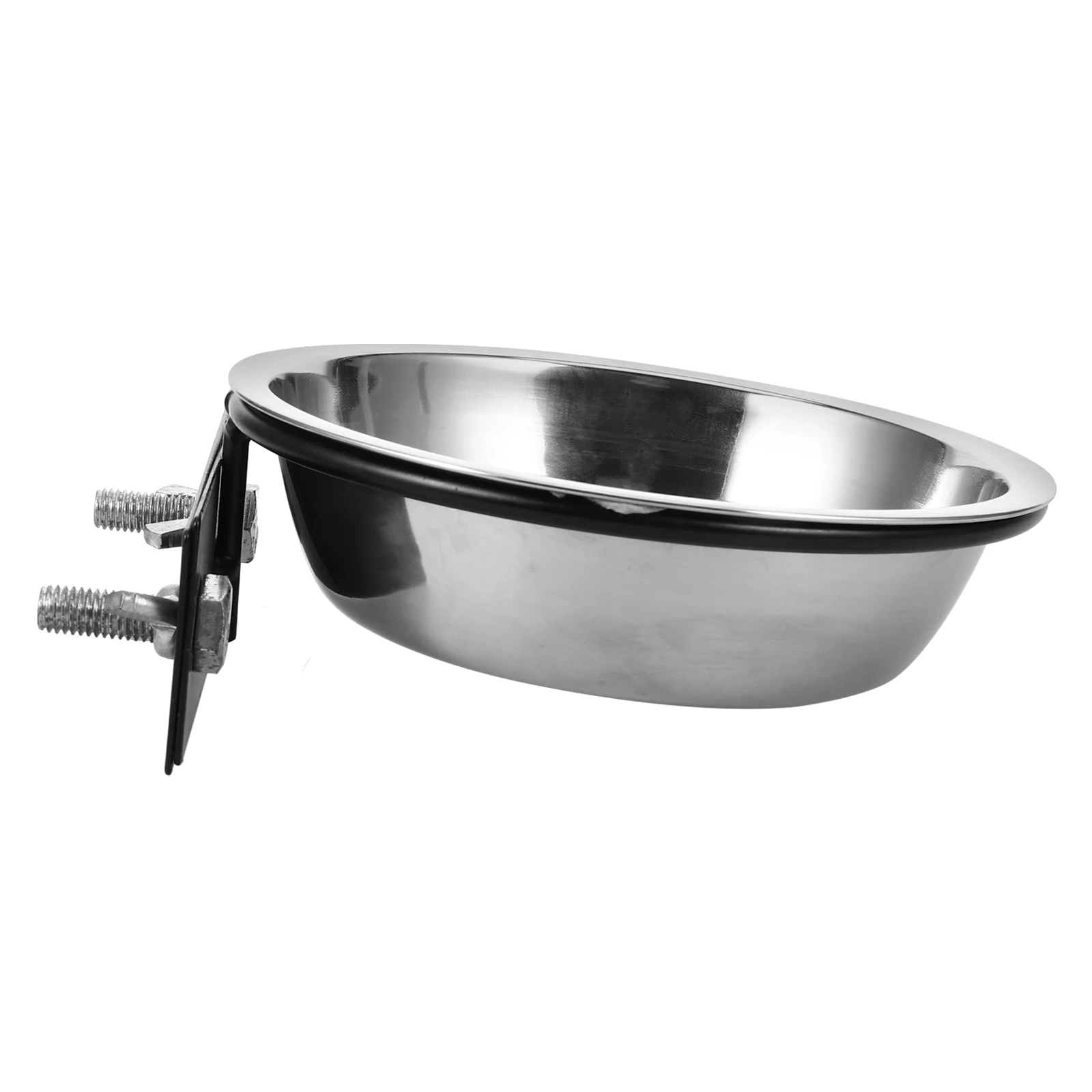 

Hanging Cat Bowl Pet Bowls for Small Dogs Food Stainless Steel Puppy Iron Cage Water