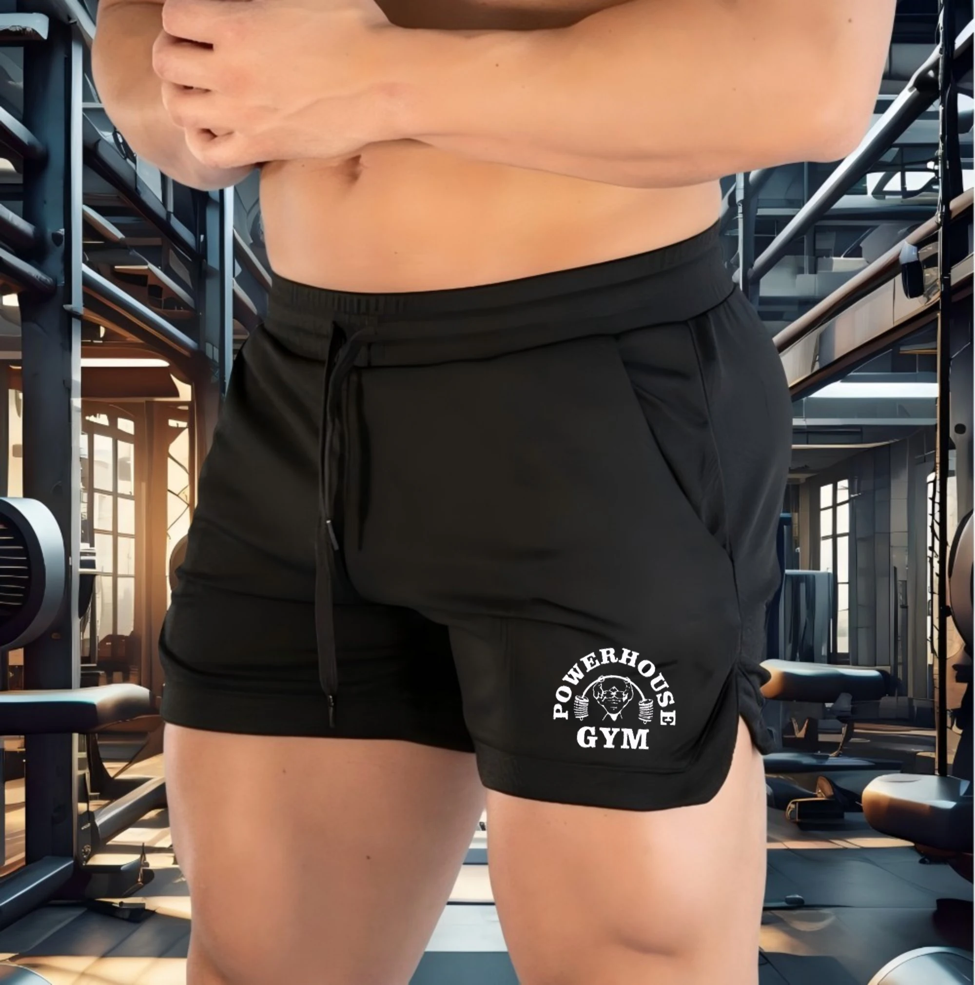 

Спортивные быстросохнущие шорты. Удобные повседневные дышащие шорты, впитывающие пот.