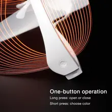 Wireless LED facial mask with multi-color therapy #3