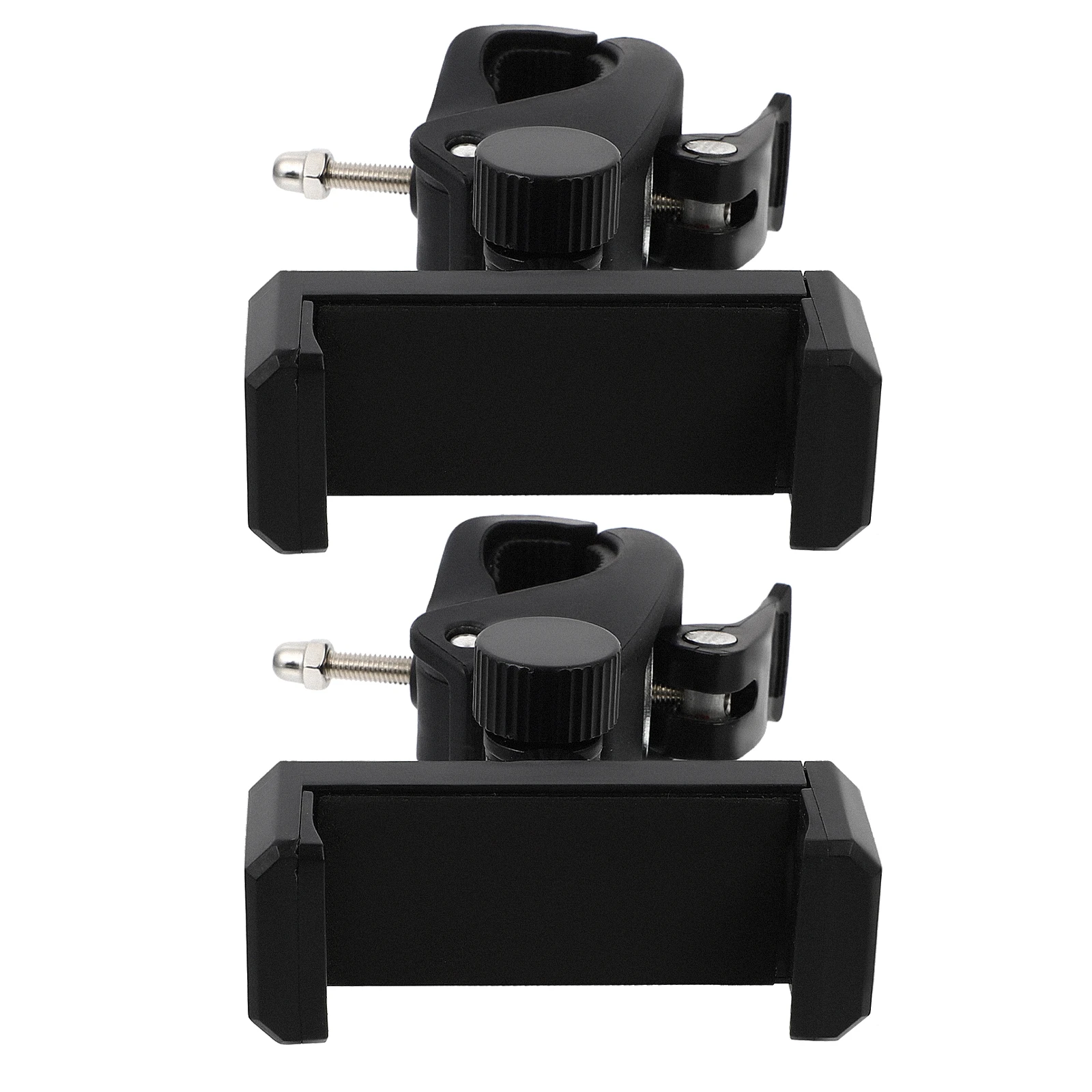 

2pcs Mobile Phone Camera Clip Plastic Bike Holder Mount Bracket Clamp For Bicycles 360 Rotation Stable Support 15-36Mm Diameter