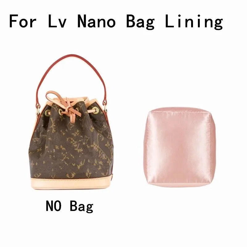 

Pure Handmade Silks Fabric Bag Support Lining For Lv NOE Handbag Anti Deformation Collapse Bag Organizer