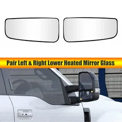 Car Rearview Wing Mirror Glass Heated For Ford Super Duty F250/F350/F450/F550 2017-2022 F150 Towing Mirror FL317K707J FL317K707U