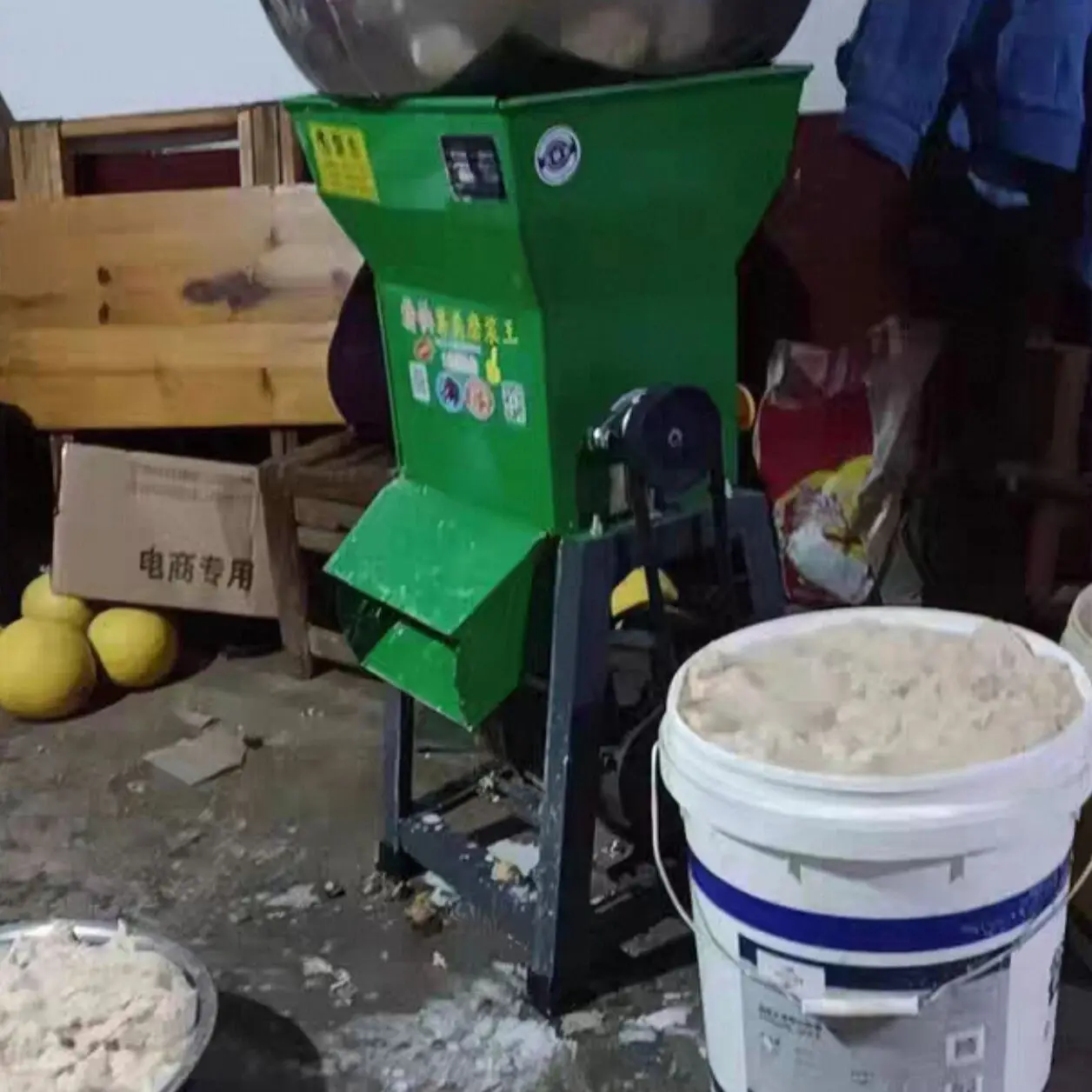 800kg/H Stainless Steel Commercial Garlic Onion Ginger Cassava Taro Wet Grinder Crusher Starch Refiner Extractor Separator
