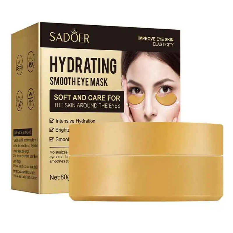 

60PCS Eye Masks Bamboo Charcoal Eye Patches Anti Wrinkles Anti Aging Lift Remove Dark Circles Collagen Under Eye Skin Care