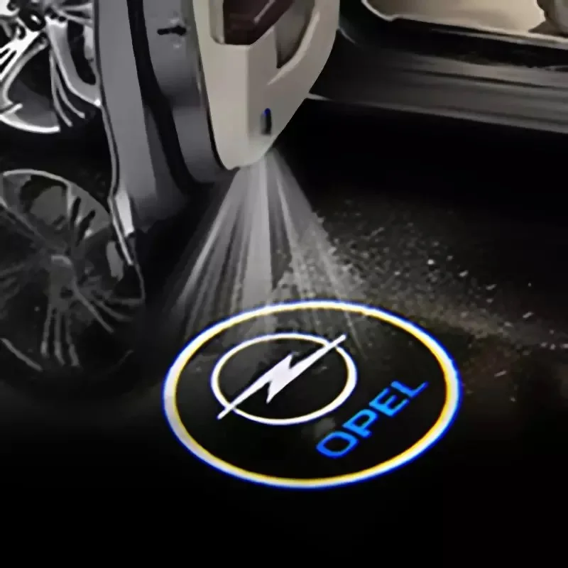 

2Pcs Car Door Welcome Light Logo For Opel Insigni Astra J G K B Corsa Zafira B Mokka Meriva Courtesy Projector Ghost Shadow Lamp