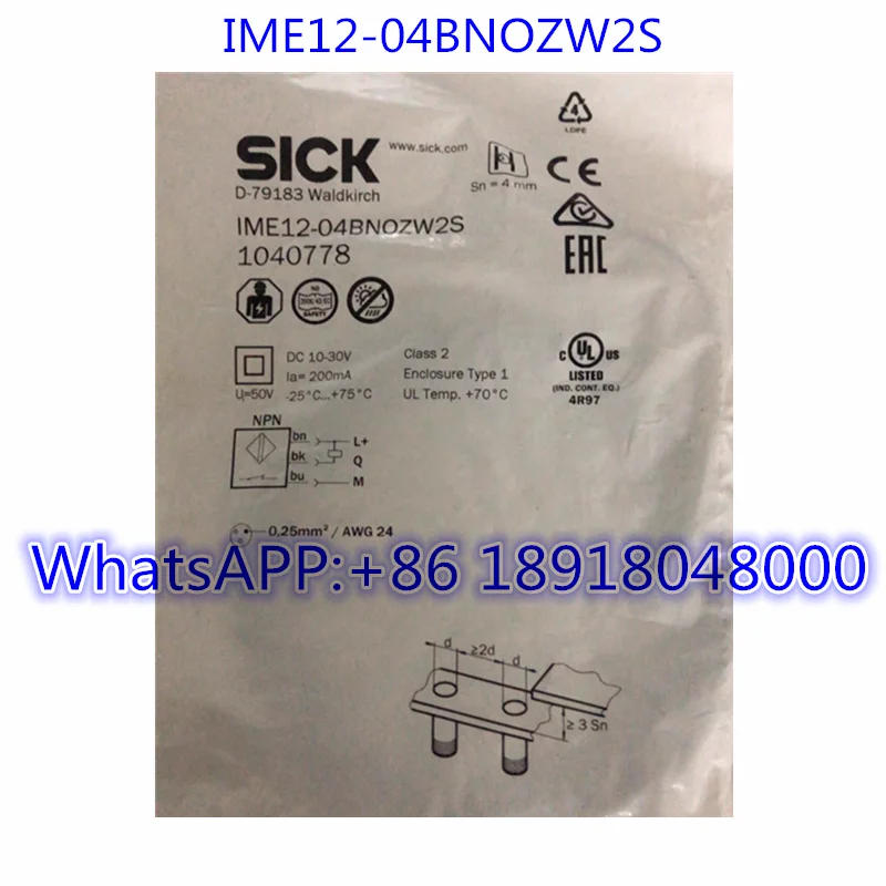 

Совершенно новый датчик 1040778 IME12-04BNOZW 2S быстрая доставка