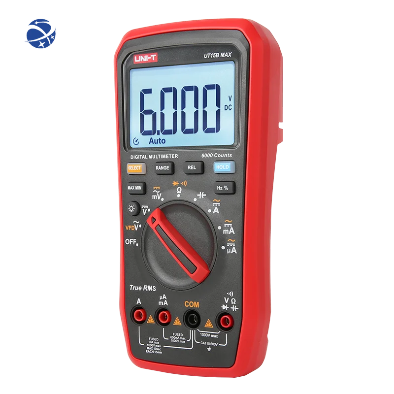 UNI-T UT15B Digital Multimeter with VFD Display 1000V 10A True RMS Resistance Capacitance Frequency Test Meter