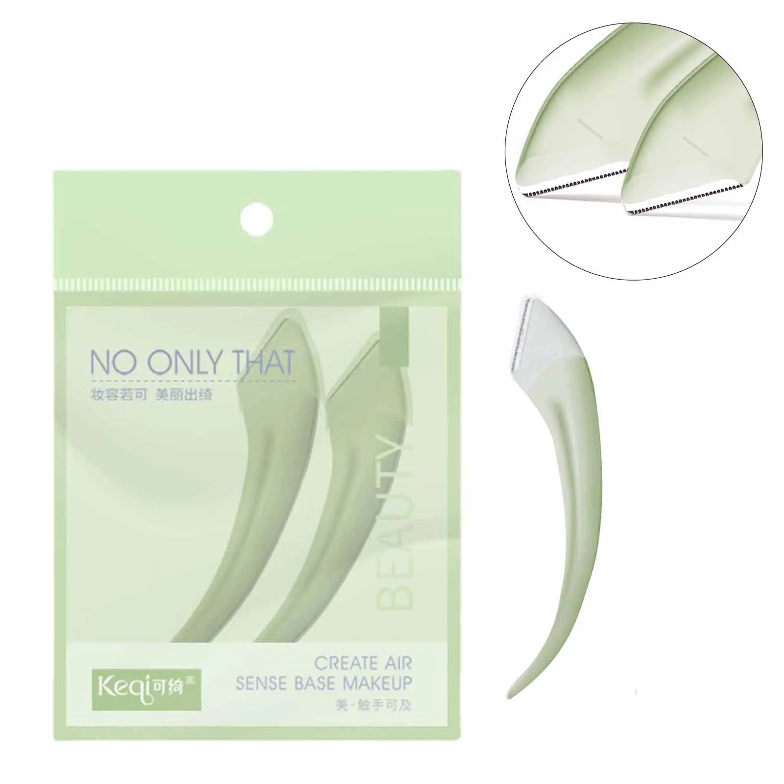 2 pz/set di Sicurezza Rasoi Per Sopracciglia Shaper Durevole In Acciaio Inox Rasoio Per Sopracciglia Lama Per Sopracciglio Viso Rasatura Dei Capelli Strumenti Cosmetici