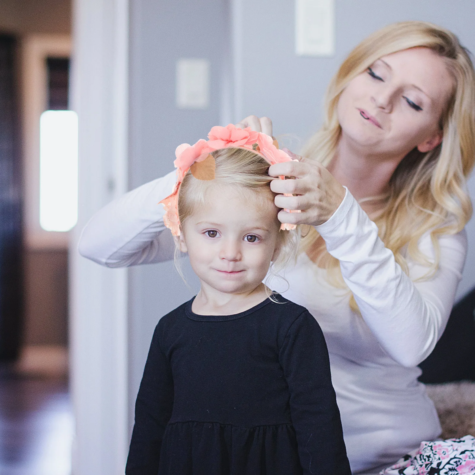 

Cute Plastic Hoop For Toddlers Girls Newborns Party Wedding Daily Wear Kids Hair Hair Flowers Accessories